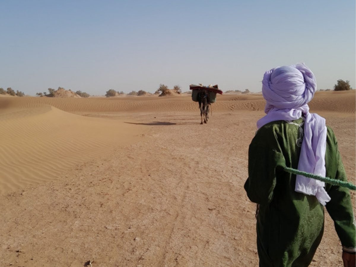 Randonnée dans le désert Marocain